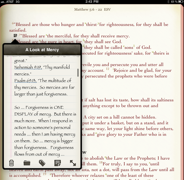 BR's solution for note-taking - tons of space BR's solution for note-taking space - A sermon