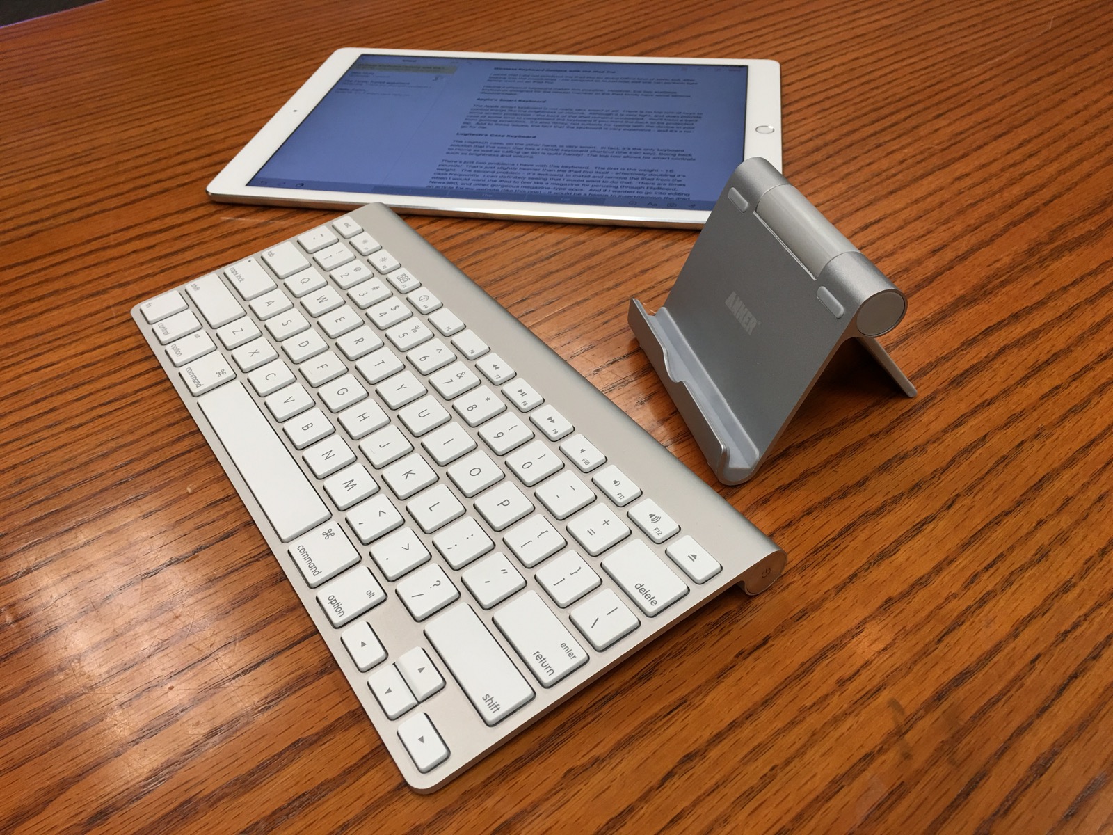 make keyboard big ipad